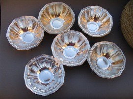 set of Italian silver bowls