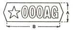 polygonal mark with 'star'