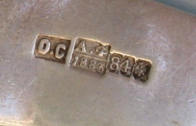Russian antique silver spoon hallmarks