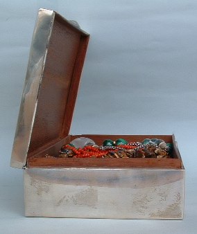 German silver cigarette box