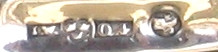 Swedish pin tray hallmarks