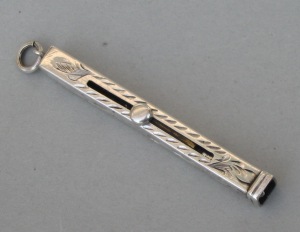 Edwardian English silver stoothpick