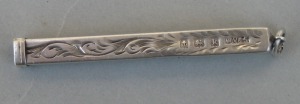 Edwardian English silver stoothpick