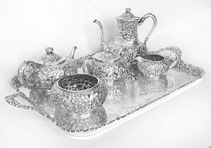 Theodore B. Starr tea and coffee service c. 1890