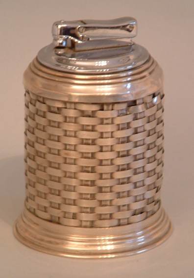 Italian silver table lighter Colibri