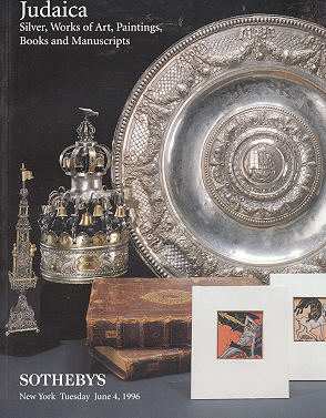 Sotheby's auction catalog of Silver Judaica
