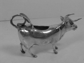silver cow creamer