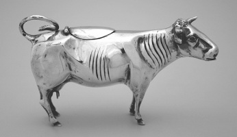 silver cow creamer