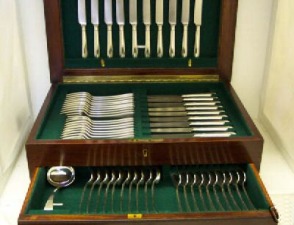silver canteen: D&G Sissons 1897