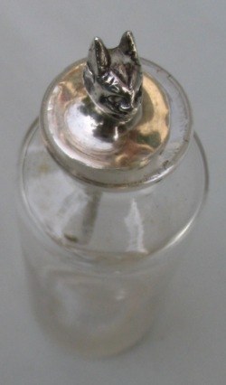 Edwardian silver cayenne or snuff spoon
