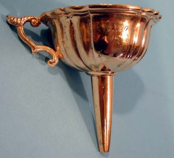 silver funnel: Dresden 1786