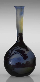 Galle cameo glass vase