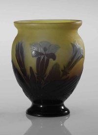 Galle cameo glass vase