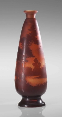 Galle cameo glass vase