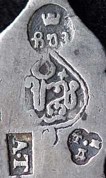 hallmark
Tiflis
early XIX century
silversmith
TMD + AT