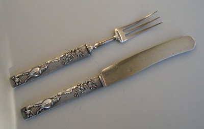 Japanese silver flatware