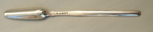 Georgian
antique silver
marrow scoop
or spoon