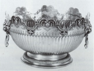 silver monteith: Philip Rollos II, 1705