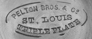 Pelton Bros. Silver Plate Co. - St. Louis MO 