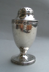 antique Georgian silver pepperette 1810