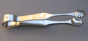 silver sugar tongs: Temesvar 1810