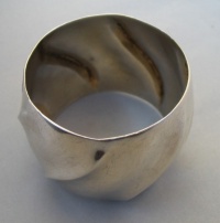 Danish antique silver napkin ring