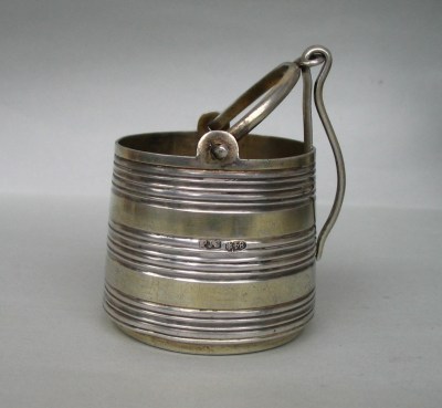 Russian silver tea strainer