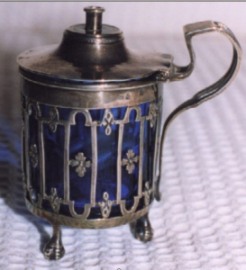 silver bougie-box or taper-box: Paris - France 1779
