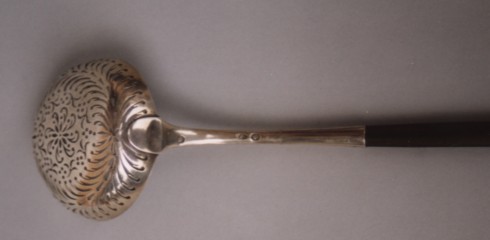 French antique silver sugar sifter