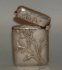 French antique silver Art Nouveau matchbox holder