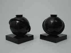 Art Deco bakelite candleholders