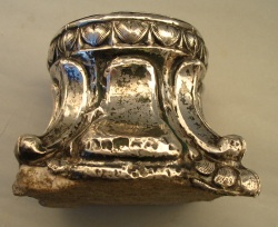 trencher 18th century silver salt cellar - Venice