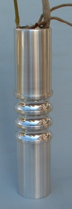 Italian designer CE.VA. Study silver vase