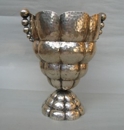 Italian silver vase