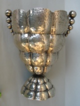 Italian silver vase