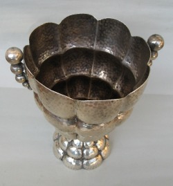 Italian silver vase