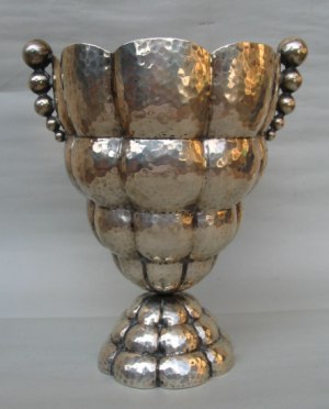 Italian silver vase