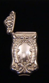 sterling silver Victorian matchbox holder - vesta case