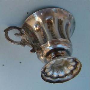 Italian antique silver beaker