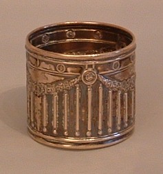 Italian antique silver napkin ring