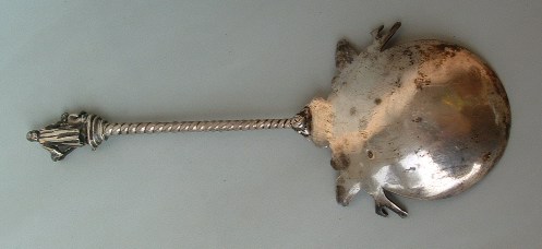 antique silver German spoon
