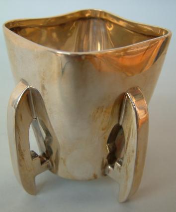 Hamilton & Inches Scottish antique silver bowl (or christening mug)