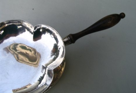 Spanish antique silver ember bowl (chofeta, brasero)