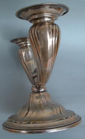 German antique silver two-light candelabra Jakob Grimminger