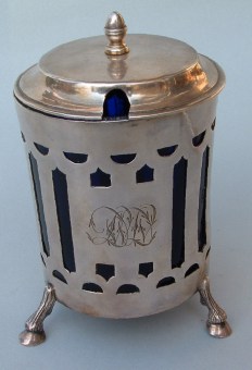  French
antique silver
mustard pot
1798/1809