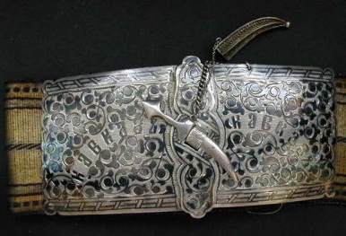 belt buckle
nielloed KAVKAZ
in Caucasian 
taste
1899-1903
