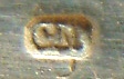 Austrian
antique silver
pipe holder
hallmark