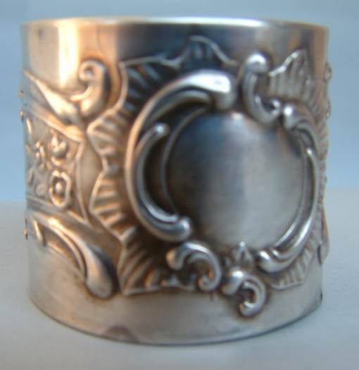 Italian antique silver napkin ring