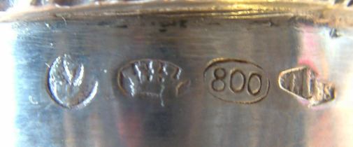 Italian silver eggcup hallmarks