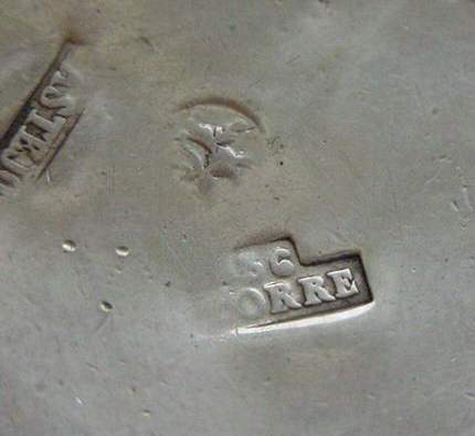 antique silver ember bowl (chofeta, brasero) assayer mark Marcial de la Torre Cordoba 1836
